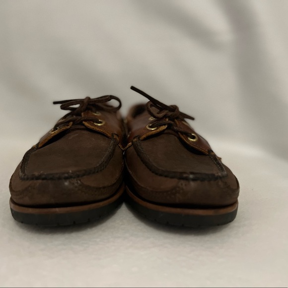 Harbour HC Size 7 1/2D Leather Boat Shoes - Picture 4 of 15